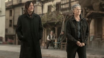 Norman Reedus as Daryl Dixon, Melissa McBride as Carol Peletier - The Walking Dead: Daryl Dixon _ Season 3, Episode 4 