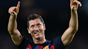 Lewandowski estreou pelo Barça na Champions com hat-trick 