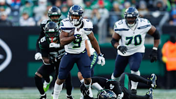Kenneth Walker of the Seattle Seahawks