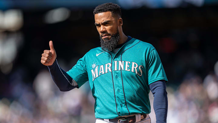 Sep 13, 2023; Seattle, Washington, USA; Seattle Mariners right fielder Teoscar Hernandez (35)