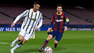 Cristiano Ronaldo y Lionel Messi, cuando eran rivales en el fútbol europeo