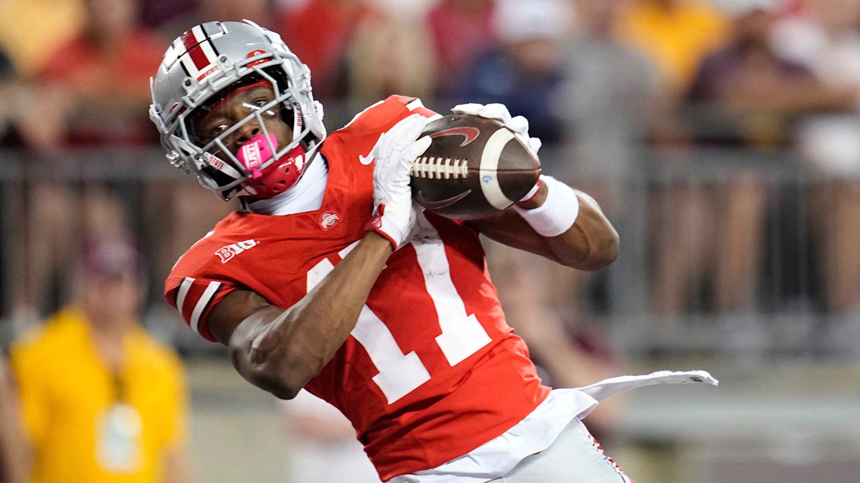 Carnell Tate Meeting With Steelers’ Will Howard Before NFL Draft