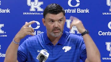 THUMBNAIL ONLY! Kentucky football Defensive Coordinator Brad White on Aug. 1,, 2025.