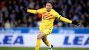 Victor Roque, attaquant du FC Barcelone. 
