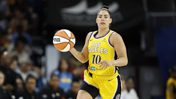 Los Angeles Sparks guard Kelsey Plum is a great player prop target on Sunday.