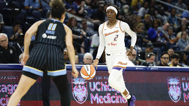 Kahleah Copper played against her former team, the Chicago Sky. She's a free agent after this season and could make a return.