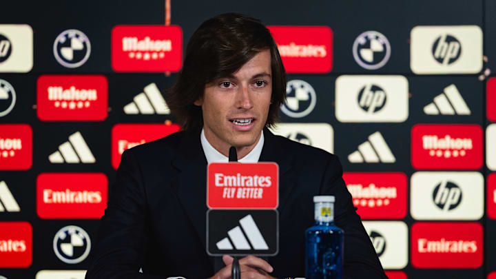 Real Madrid Unveil New Signing Alvaro Carreras