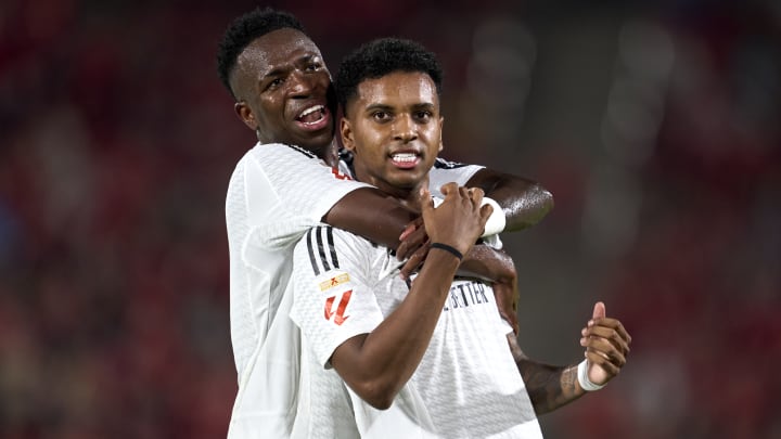 Rodrygo y Vinícius Jr. en un partido del Real Madrid de LaLiga