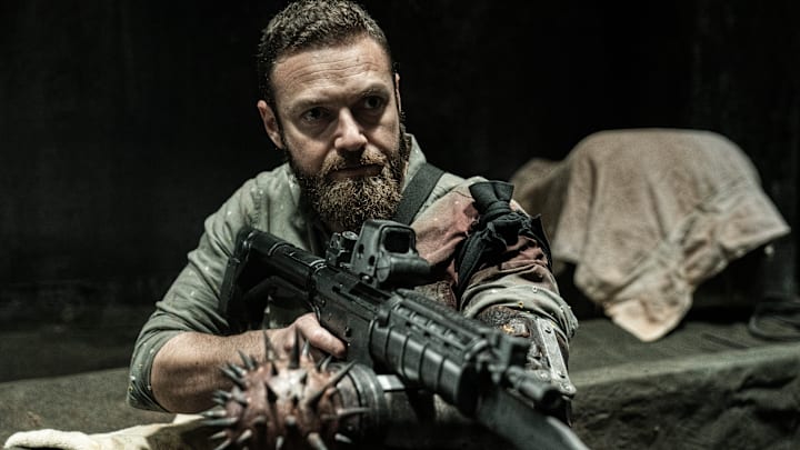 Ross Marquand as Aaron - The Walking Dead _ Season 11 - Photo Credit: Jace Downs/AMC
