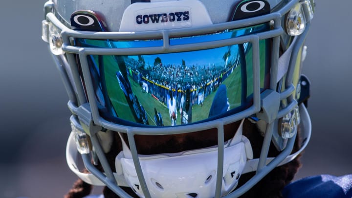 Oxnard, CA, USA; Dallas Cowboys safety Malik Hooker (28) during training camp at Marriott Residence Inn-River Ridge playing fields. 