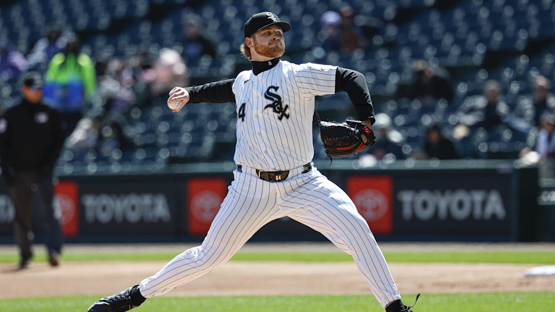 Chicago White Sox starting pitcher Shane Smith.