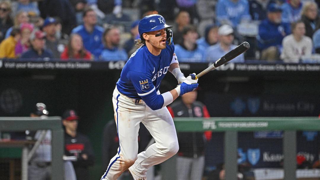 Bobby Witt Jr. and the Royals are home favorites against the Guardians.
