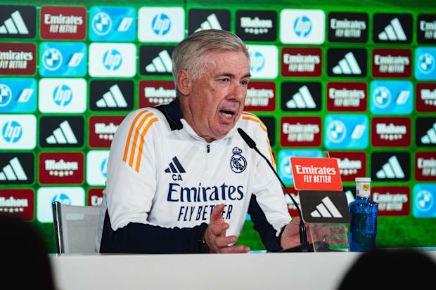Real Madrid head coach Carlo Ancelotti