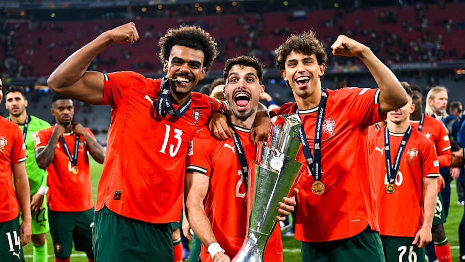 Renato Veiga (left), Pedro Neto and João Félix (right).