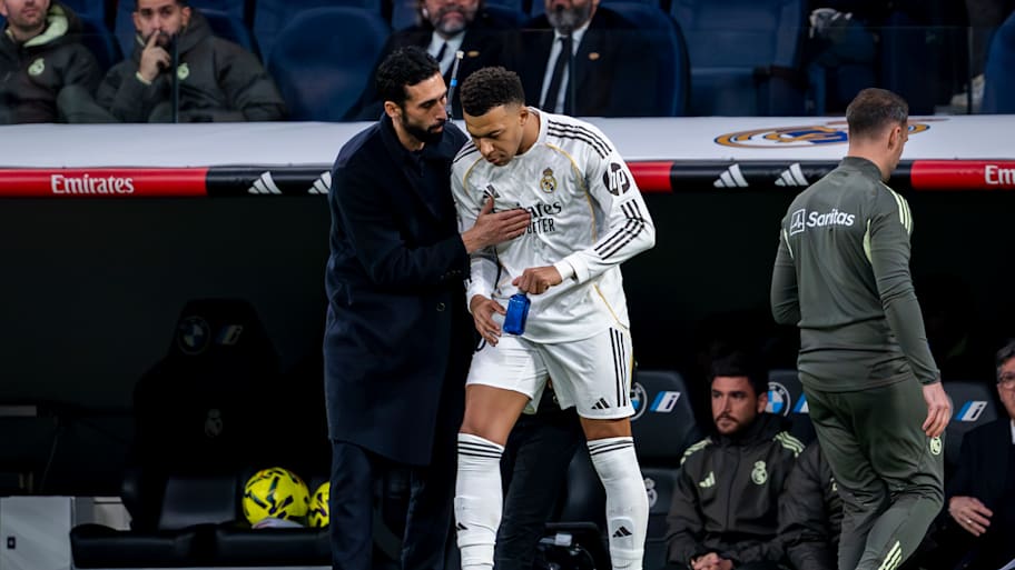 Kylian Mbappe and Alvaro Arbeloa