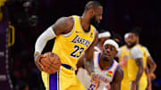 The Lakers are underdogs against the Thunder on Sunday.