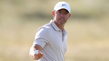 Rory McIlroy during the third round of the 2025 Genesis Scottish Open