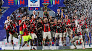 Il Milan festeggia lo Scudetto 