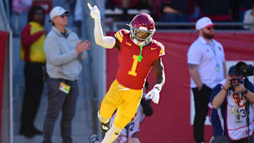 Southern California Trojans wide receiver Zachariah Branch (1) 