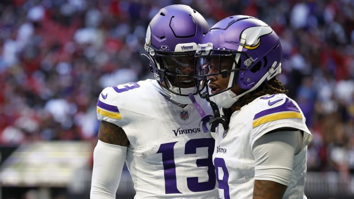 Minnesota Vikings TE N'Keal Harry and WR Trishton Jackson