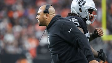 Las Vegas Raiders head coach Antonio Pierce.