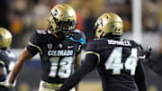 Colorado Buffaloes safety Myles Slusher (18) 