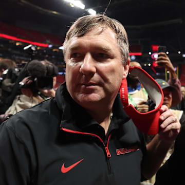 Kirby Smart after No. 5 Georgia's 22–19 overtime win over No. 2 Texas in the SEC championship on Dec. 7, 2024.