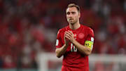 Eriksen ficou devendo na estreia da Dinamarca na Copa do Mundo.