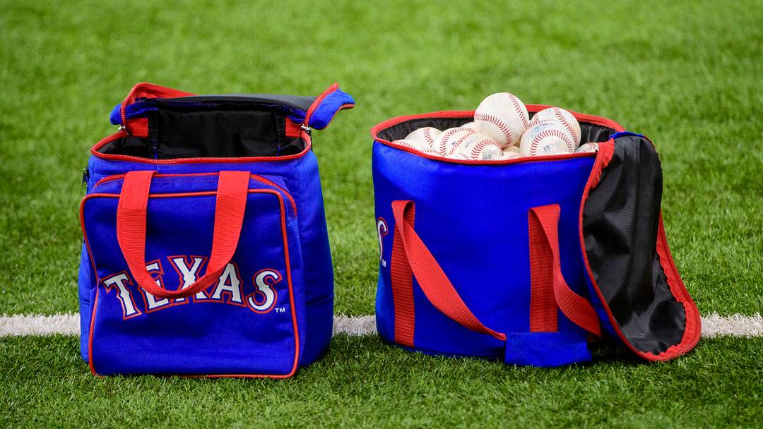Texas Rangers ball bags