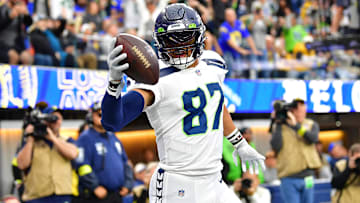 Seattle Seahawks tight end Noah Fant
