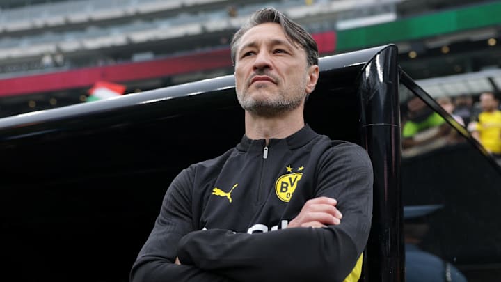 [Subscription Customers Only] Jun 17, 2025; East Rutherford, New Jersey, USA; Borussia Dortmund coach Niko Kovac before the match during a group stage match of the 2025 FIFA Club World Cup at MetLife Stadium. Mandatory Credit: Jeenah Moon-Reuters via Imagn Images