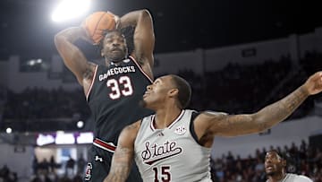 South Carolina basketball center Josh Gray