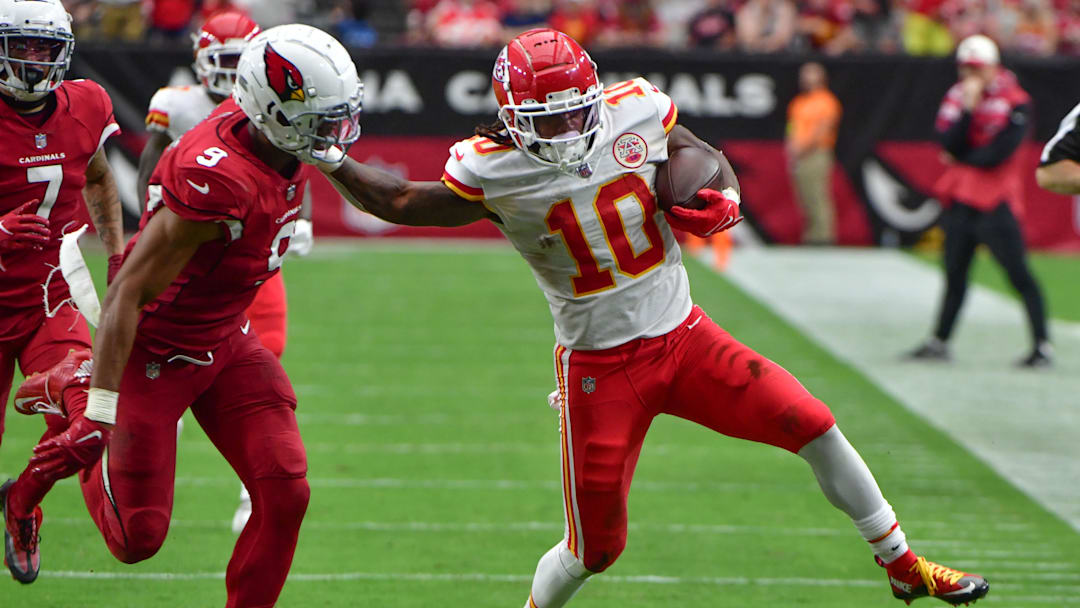 Kansas City Chiefs running back Isiah Pacheco 