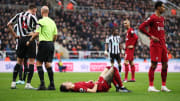 Nunez was injured against Newcastle