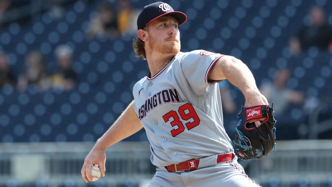 Washington Nationals pitcher Clayton Beeter Washington Nationals pitcher Clayton Beeter