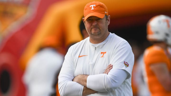 Tennessee head coach Josh Heupel during the Citrus Bowl NCAA College football game on Monday, January 1, 2024 in Orlando, Fla.