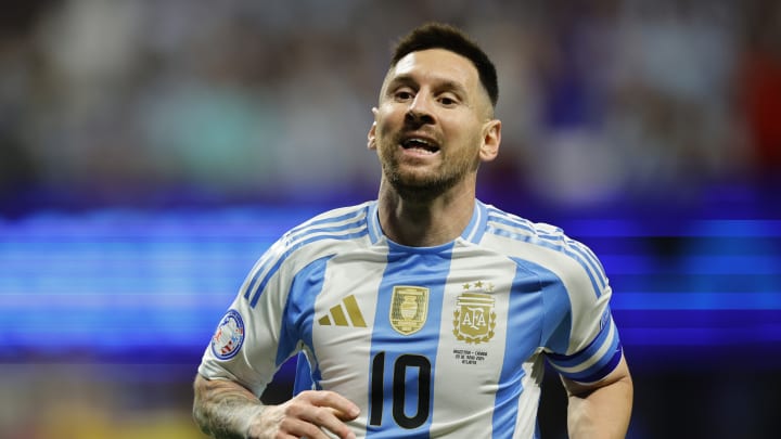 Lionel Messi sous les couleurs de l'Albicéleste