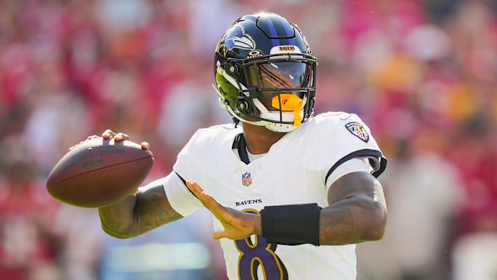 Ravens QB Lamar Jackson is well worth making an offer for in fantasy football leagues.