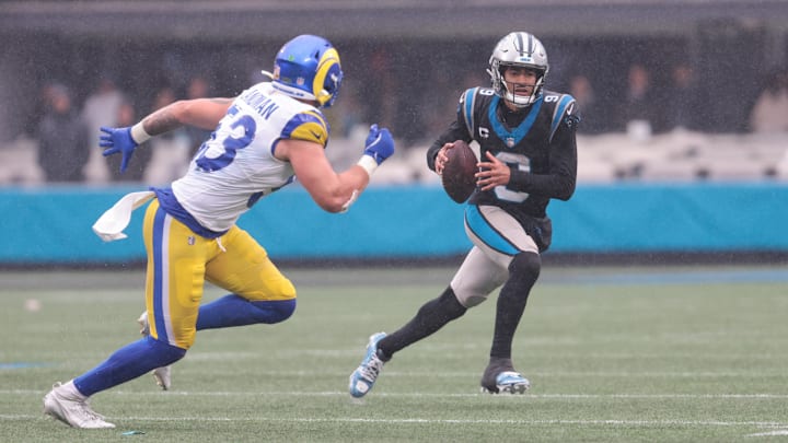 Bryce Young and the Panthers are huge home underdogs against the Rams. Bryce Young and the Panthers are huge home underdogs against the Rams.