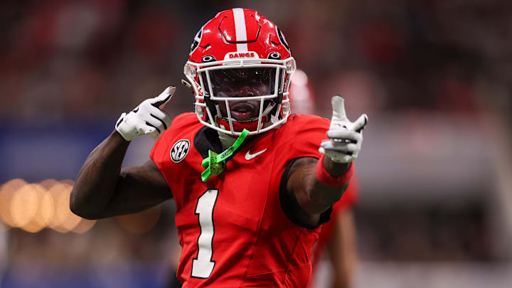 Georgia Bulldogs wide receiver Zachariah Branch 