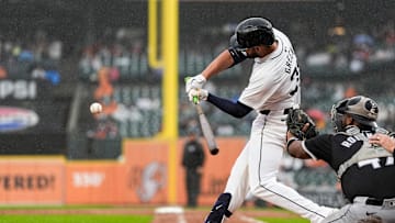 Detroit Tigers outfielder Riley Greene projects to break out in the 2025 MLB season.