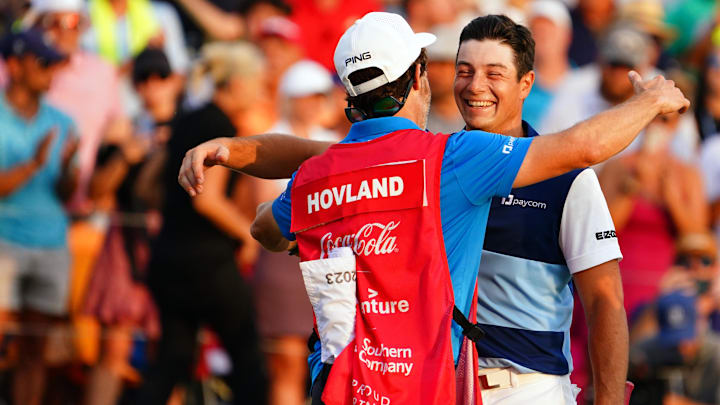Viktor Hovland won the Tour Championship in 2023 Viktor Hovland won the Tour Championship in 2023