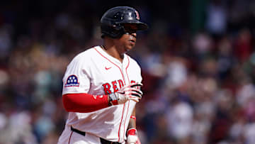 Rafael Devers has played every game this season as the Red Sox's designated hitter.