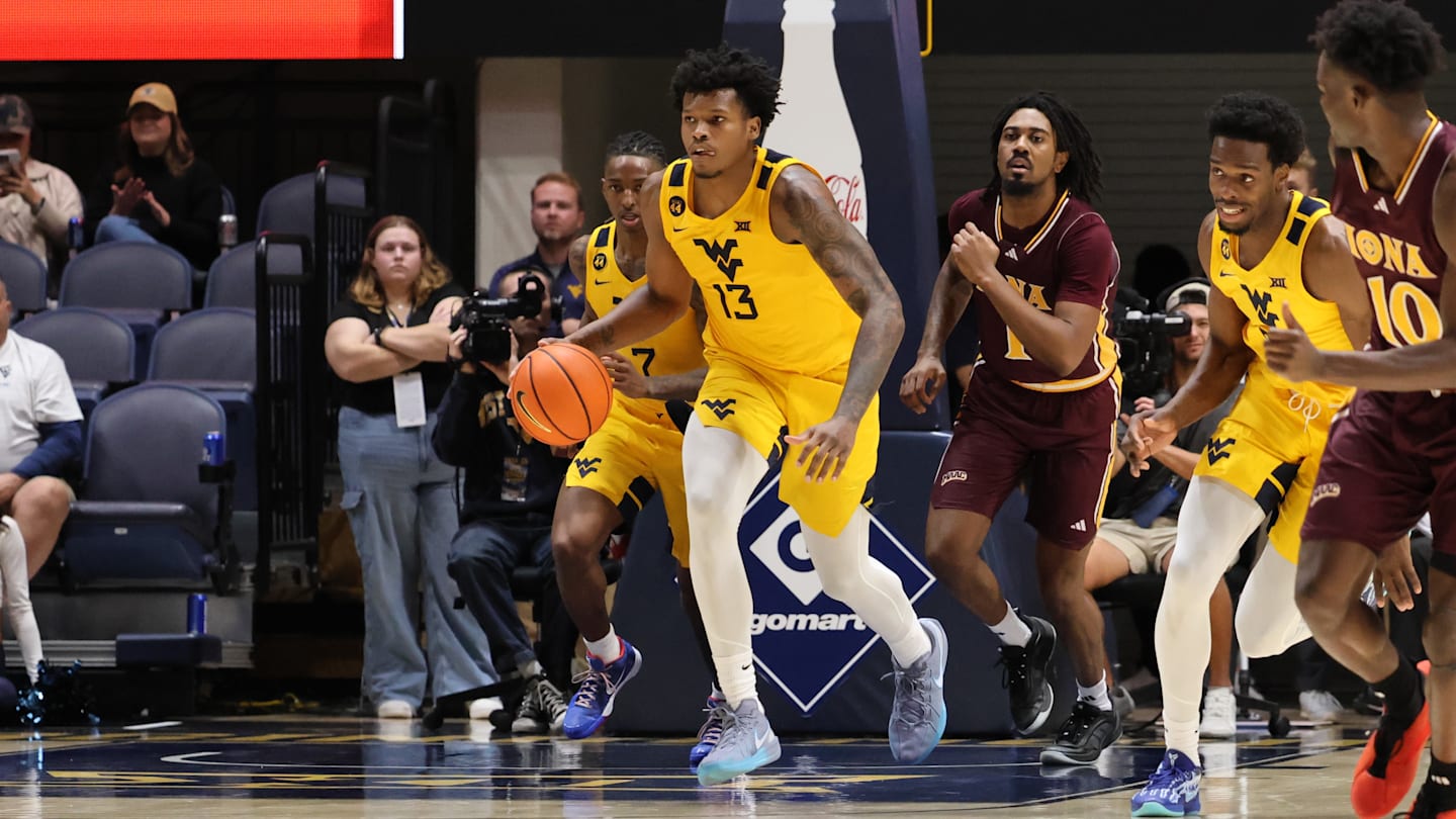 West Virginia Reveals Starting Lineup vs. Bethune-Cookman