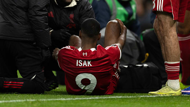 Alexander Isak is facing a lengthy lay-off.