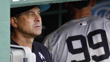 New York Yankees manager Aaron Boone v Boston Red Sox