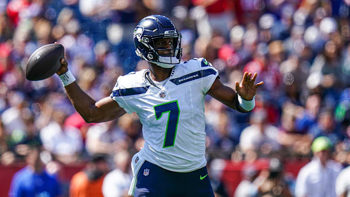 Seattle Seahawks quarterback Geno Smith.