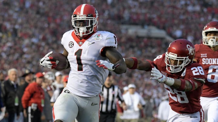 Georgia Bulldogs running back Sony Michel (1)