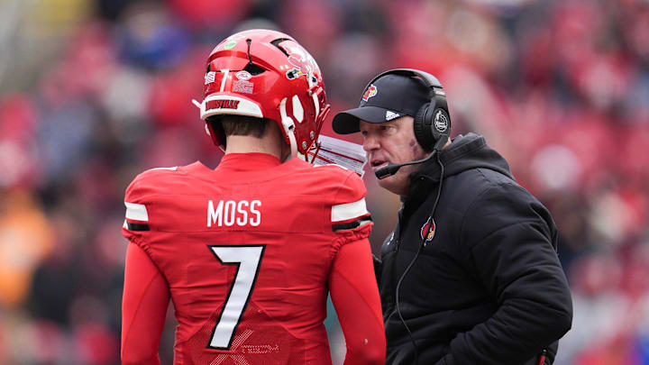 Miller Moss and Louisville are favored against Toledo on Tuesday.