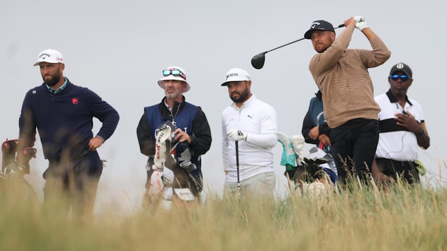 Jon Rahm, J.J. Spaun and Xander Schauffele were a marquee group Thursday but unmemorable. | Mike Frey-Imagn Images